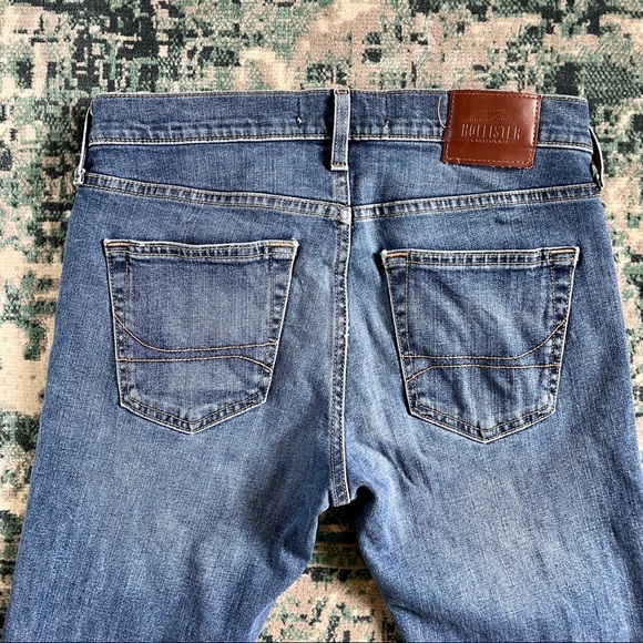 Hollister Men’s Skinny Fit Blue Jeans Size 30 x 32 Denim Pants - Picture 13 of 13